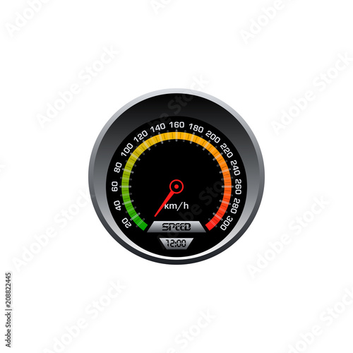 Cars speedometer design