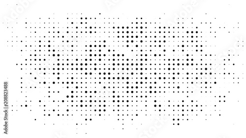 Halftone dotted background. Halftone effect vector pattern. Circle dots isolated on the white background.