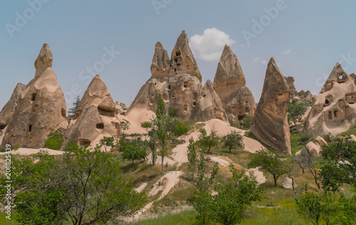 Uchisar caves in Cappadocia