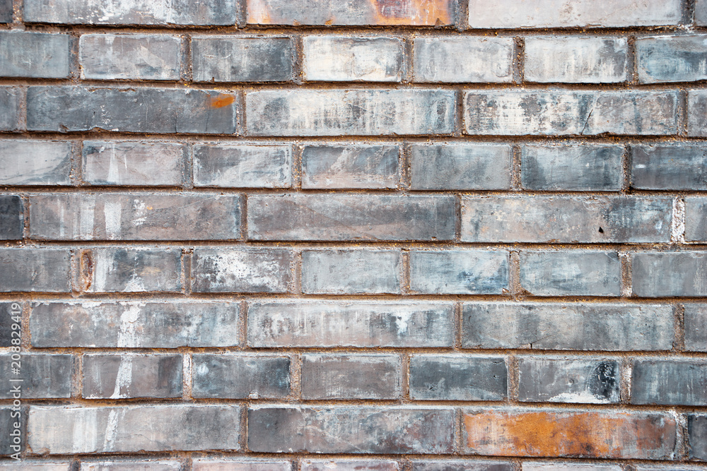 Grey brick wall textured background. Grey brick wall textured background.