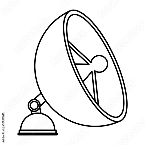satellite antena isolated icon vector illustration design