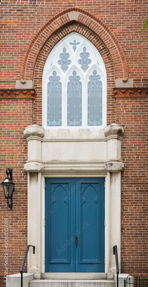 Church front door