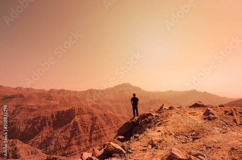 Jebel Jais mountain in Ras Al Khaimah photo