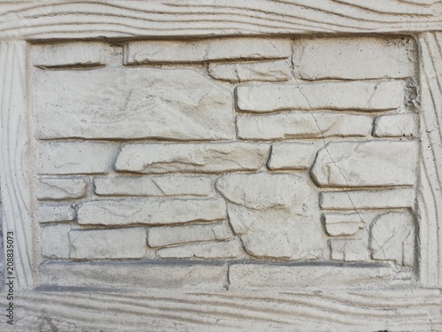 Stone wall. Finishing building material. Texture. Background. photo