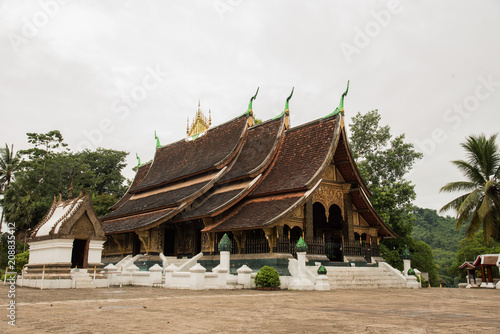 Wat Xieng Thong Buddhist temple in Luang Prabang, Laos PDR