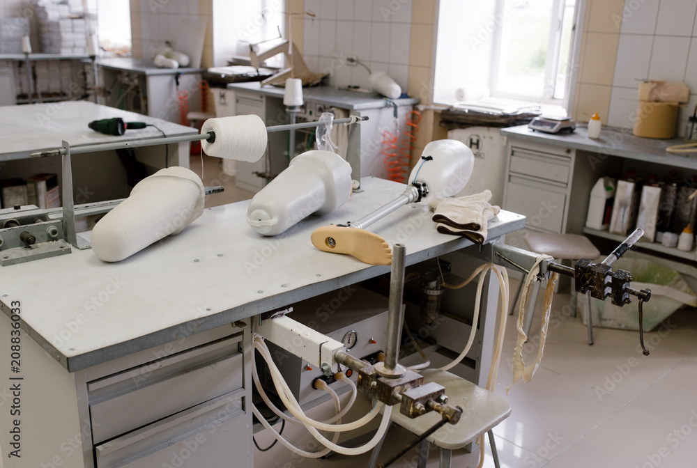 Production of orthopedic limbs and shoes Production of orthopedic limbs and shoes