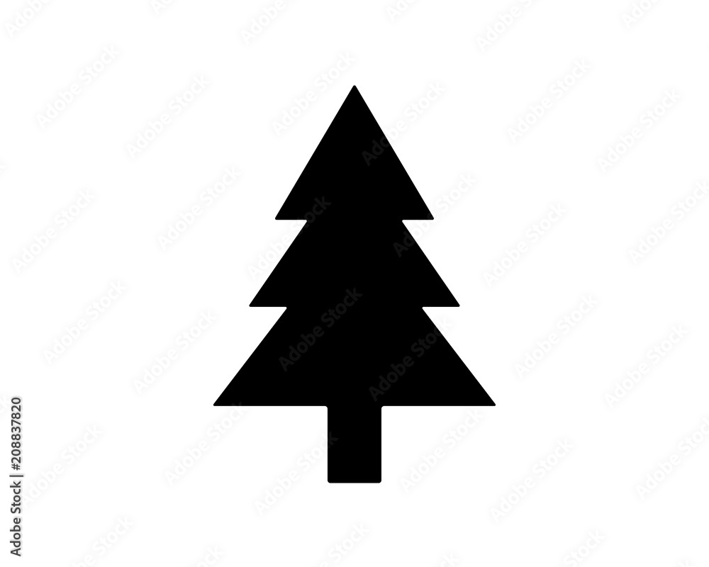 tree icon design illustration,glyph style design, designed for web and app