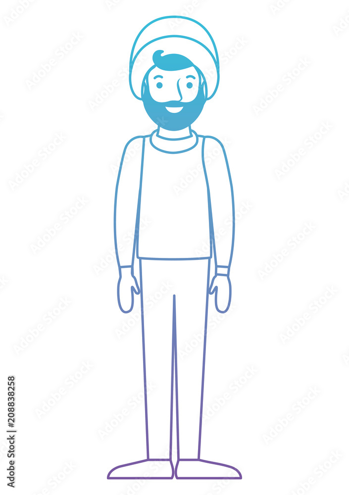 young man with beard avatar character vector illustration design young man with beard avatar character vector illustration design