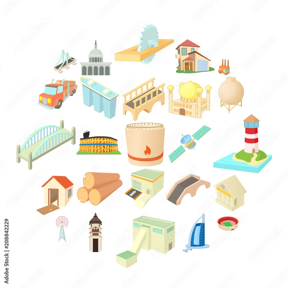 Operand icons set. Cartoon set of 25 operand vector icons for web isolated on white background Operand icons set. Cartoon set of 25 operand vector icons for web isolated on white background