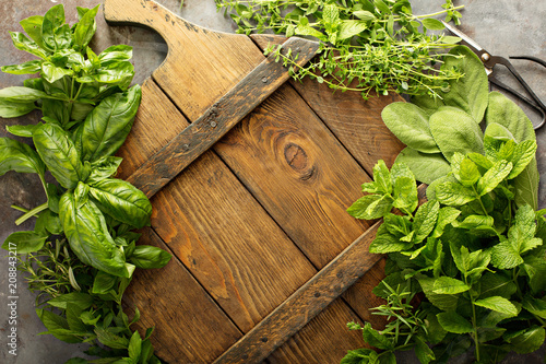 Cooking with fresh herbs