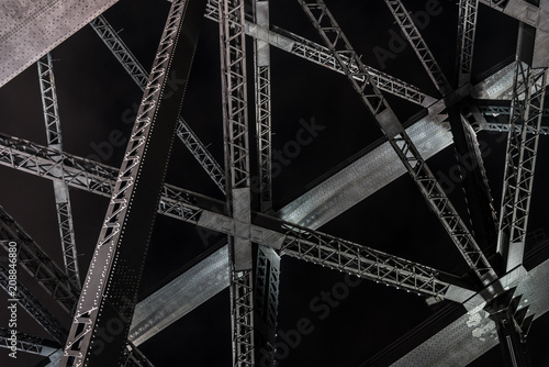 Bridge structure at night © Randal