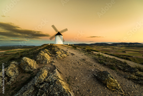 windmill, wind, quixote photo