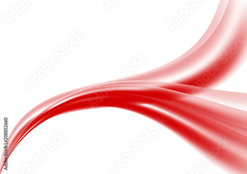 Red abstract wave background modern design. Vector illustration for your business