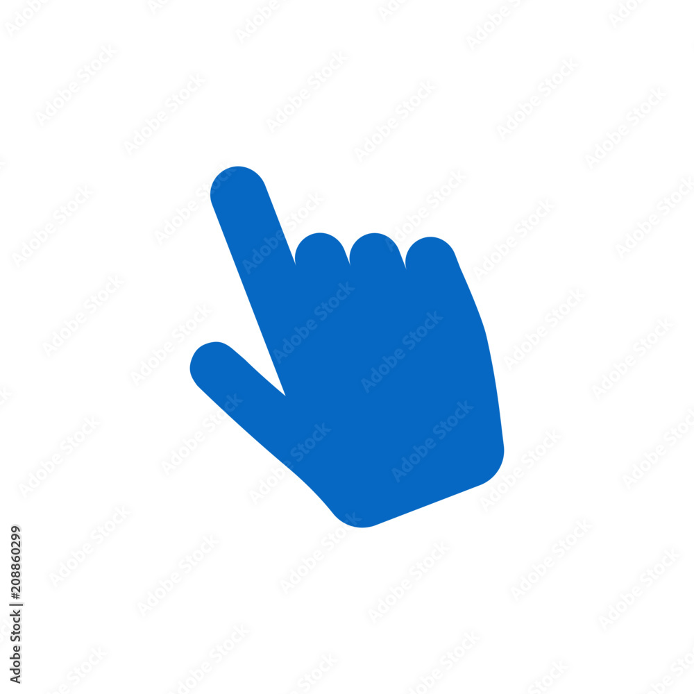 Hand click icon Hand click icon