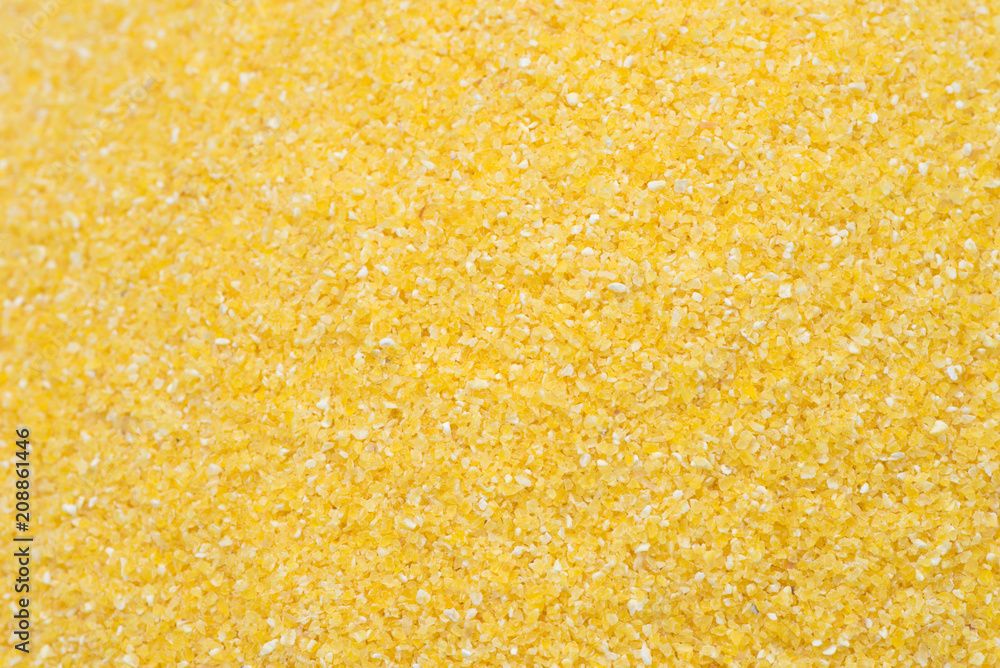 heap of maise grits groats macro heap of maise grits groats macro