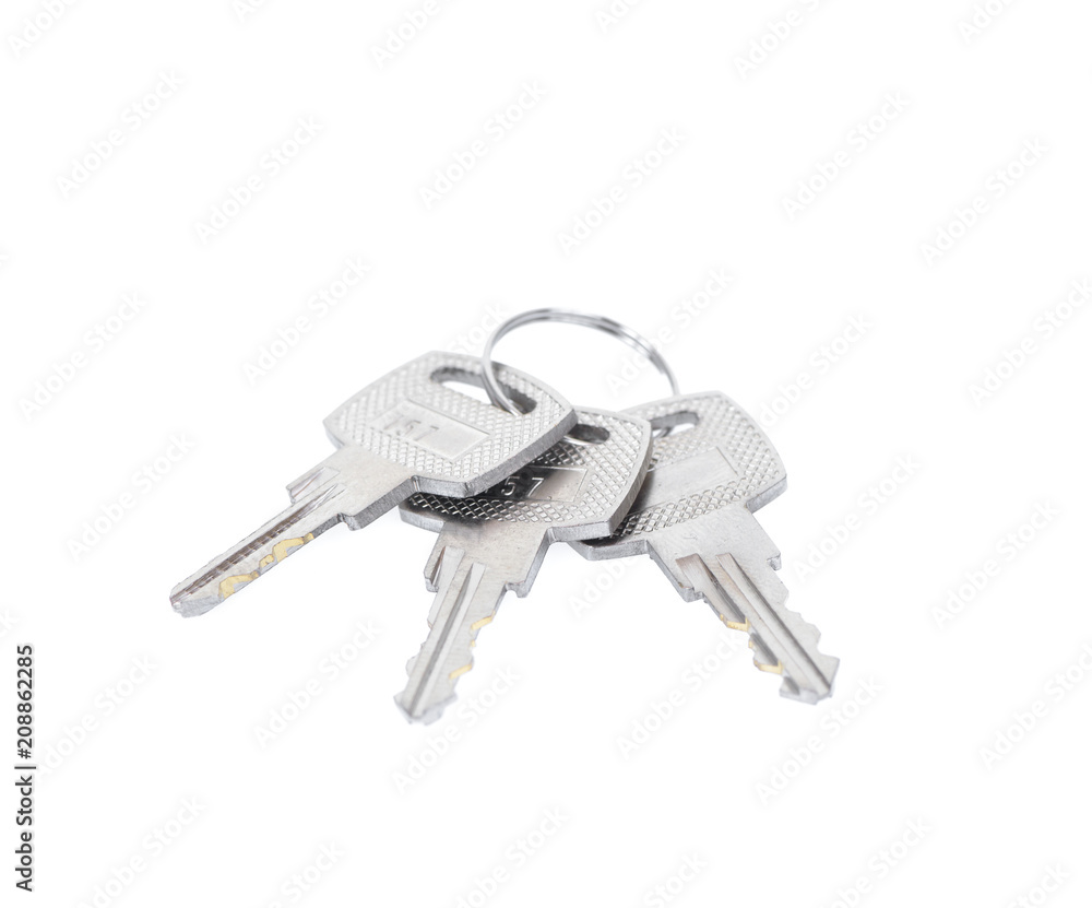 Keys isolated on white background. Keys isolated on white background.