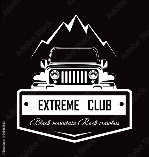 Extreme club Black mountain Rock crawlers promo logotype