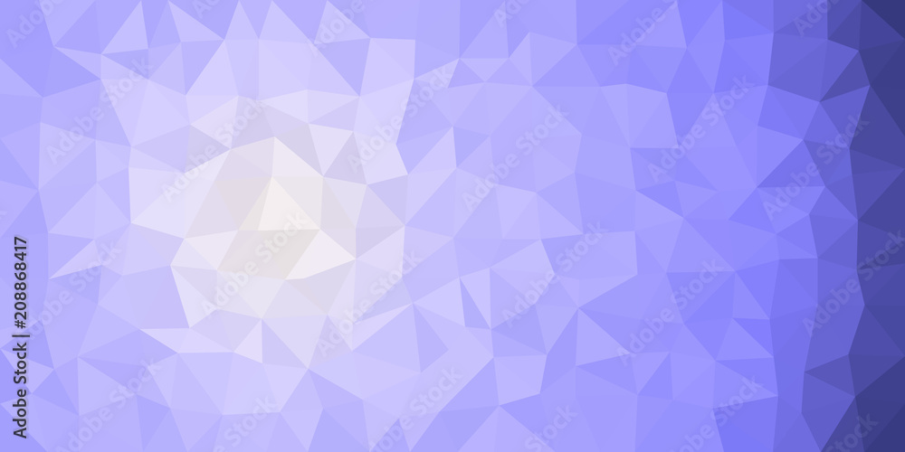 White Blue Low Poly Vector Background