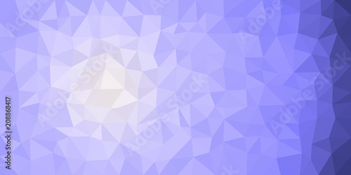 White Blue Low Poly Vector Background