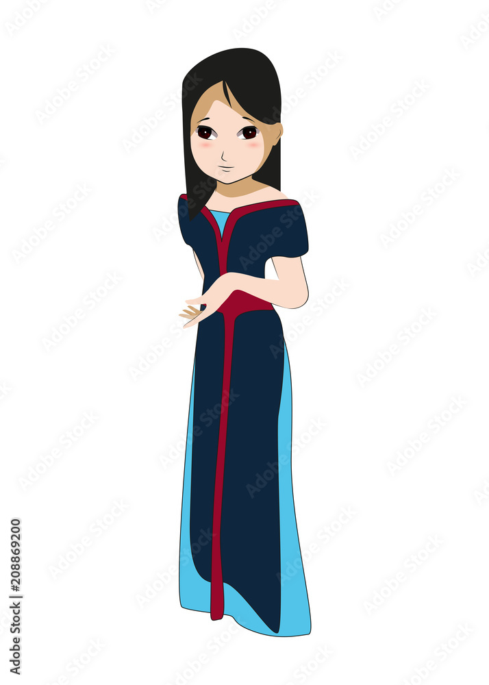 mulan fairy character anime beautiful girl