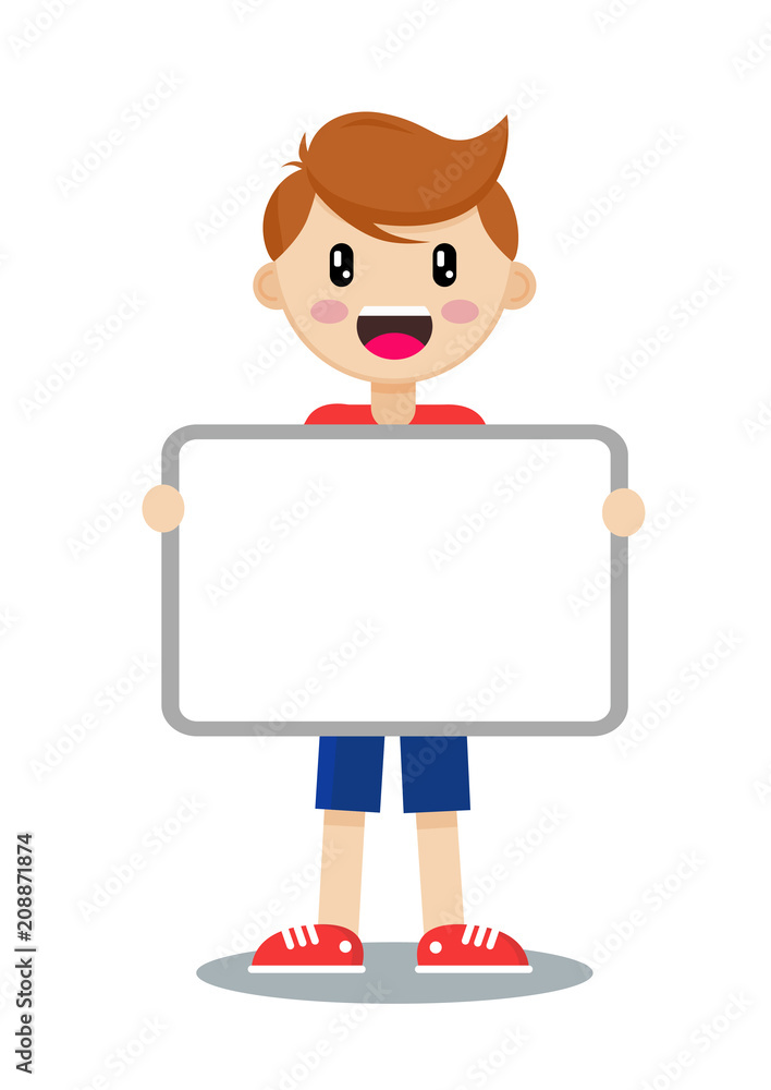 Boy with board
