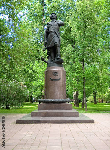 Photography Monument to the Russian Emperor Peter the Great in the Izmailovo Estate