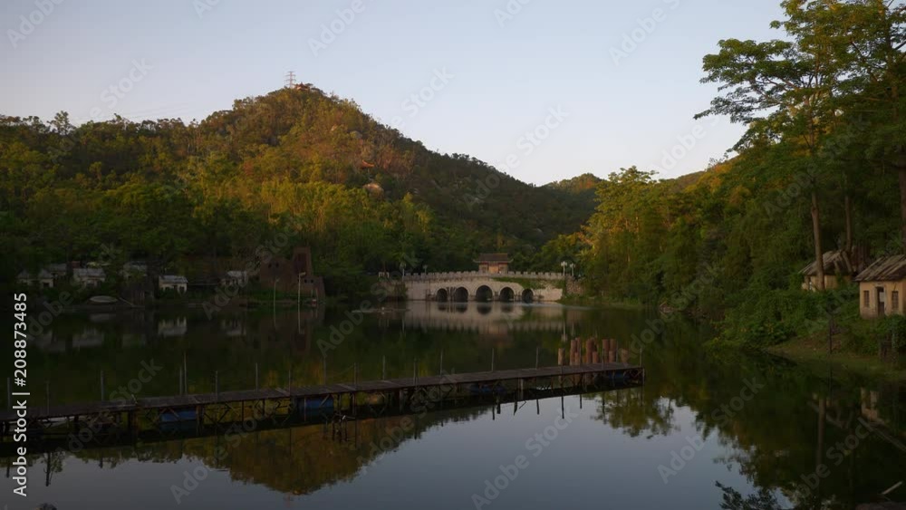 sunset time zhuhai city famous park lake panorama 4k china
sunset time zhuhai city famous park lake panorama 4k china