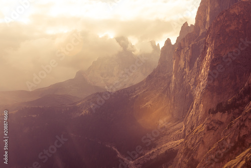 mountains view Dolomites Italy