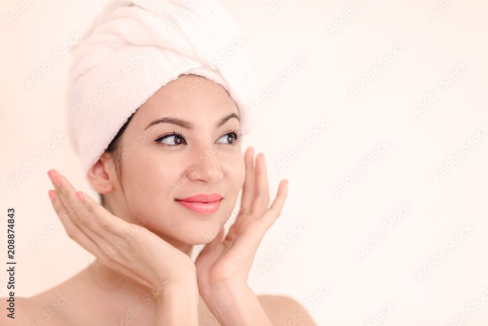Beautiful portrait spa woman youth and Skin Care Concept Beautiful portrait spa woman youth and Skin Care Concept