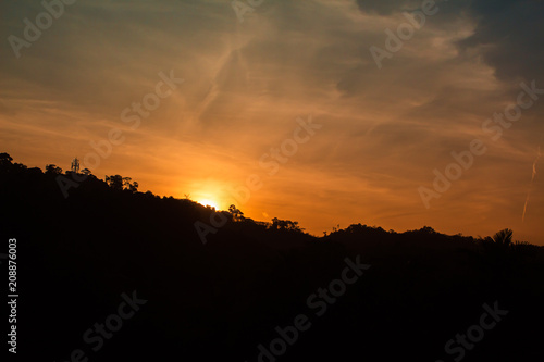 Sun rise at the Island phuket Thailand. Tropical zone Southern © Stock.Foto.Touch
