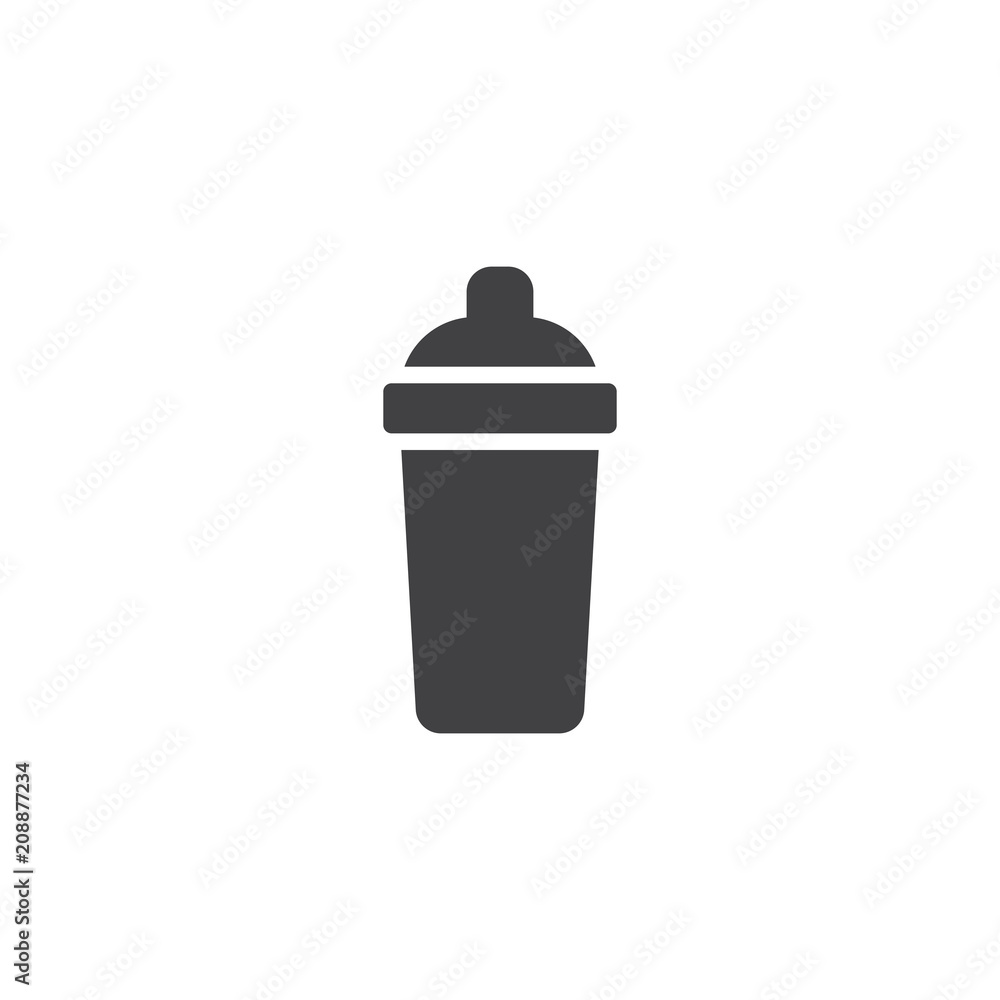 Shaker bottle vector icon. filled flat sign for mobile concept and web design. Cocktail shaker simple solid icon. Symbol, logo illustration. Pixel perfect vector graphics Shaker bottle vector icon. filled flat sign for mobile concept and web design. Cocktail shaker simple solid icon. Symbol, logo illustration. Pixel perfect vector graphics