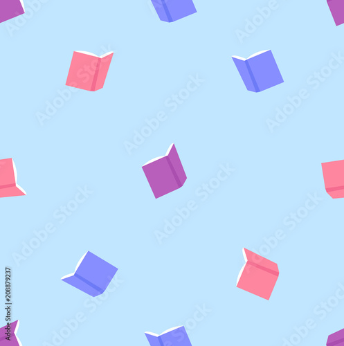 Colorful book seamless pattern © focus_bell