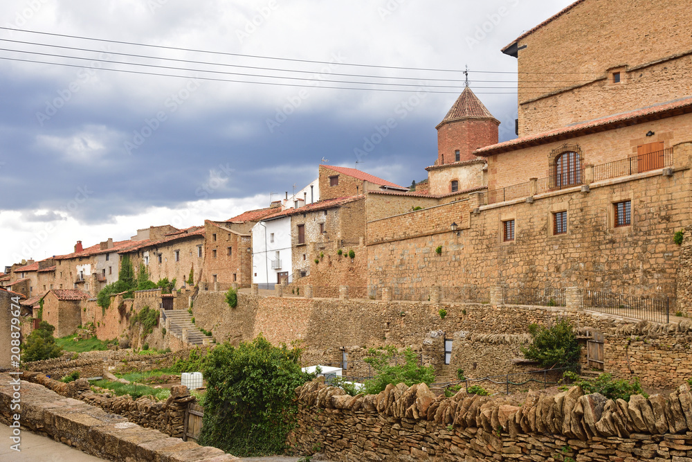 village of La Iglesuela del Cid, Maestrazgo, Teruel province, Aragon, Spain