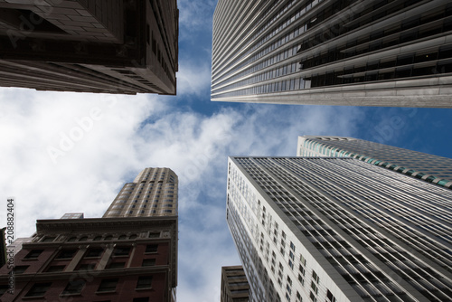 Low angle view of skyscrapers, San Francisco