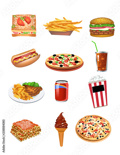 fast food icons
