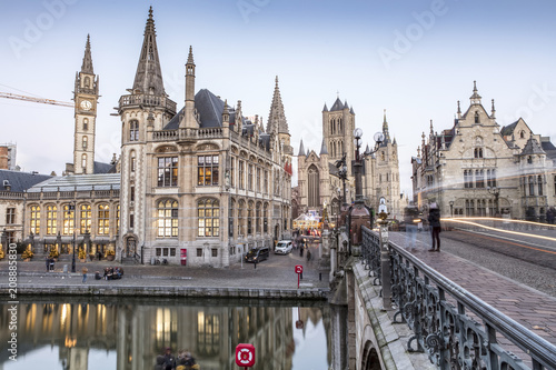 Gent, Belgium at day, Ghent old town © Suzi