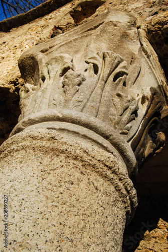 Column of the Night Temple of Cernusco sul Naviglio photo