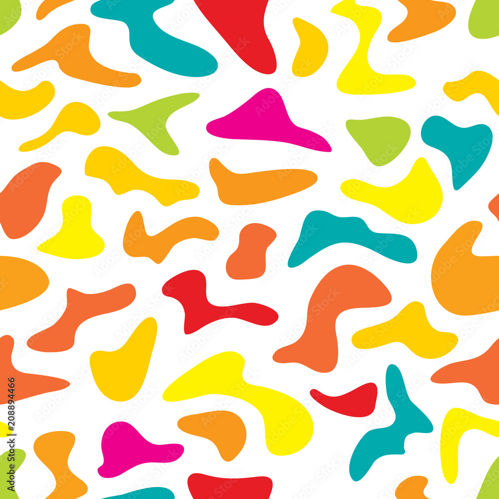 Colorful camouflage seamless pattern Colorful camouflage seamless pattern