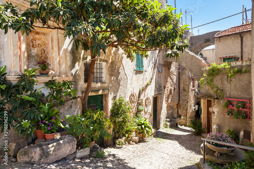 Fototapeta Naklejka Na Ścianę i Meble -  Verezzi, borgo, Liguria, Italia