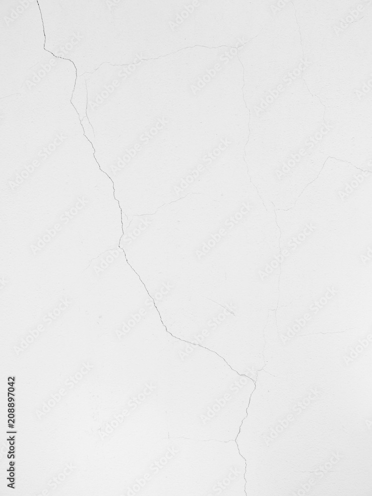 Fototapeta premium cracked wall white background texture