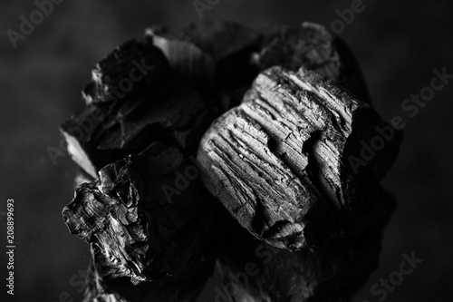 Abstract charcoal background