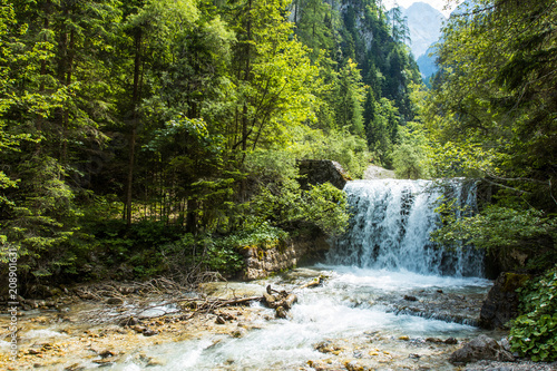 Martuljek river in Slovenia
