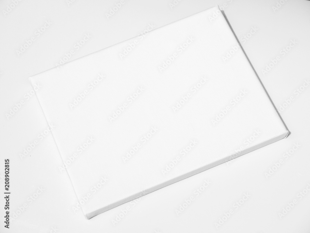 Square canvas frame isolated on white background Square canvas frame isolated on white background