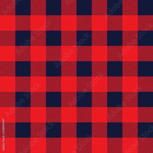 Checkered seamless pattern. Vector art.