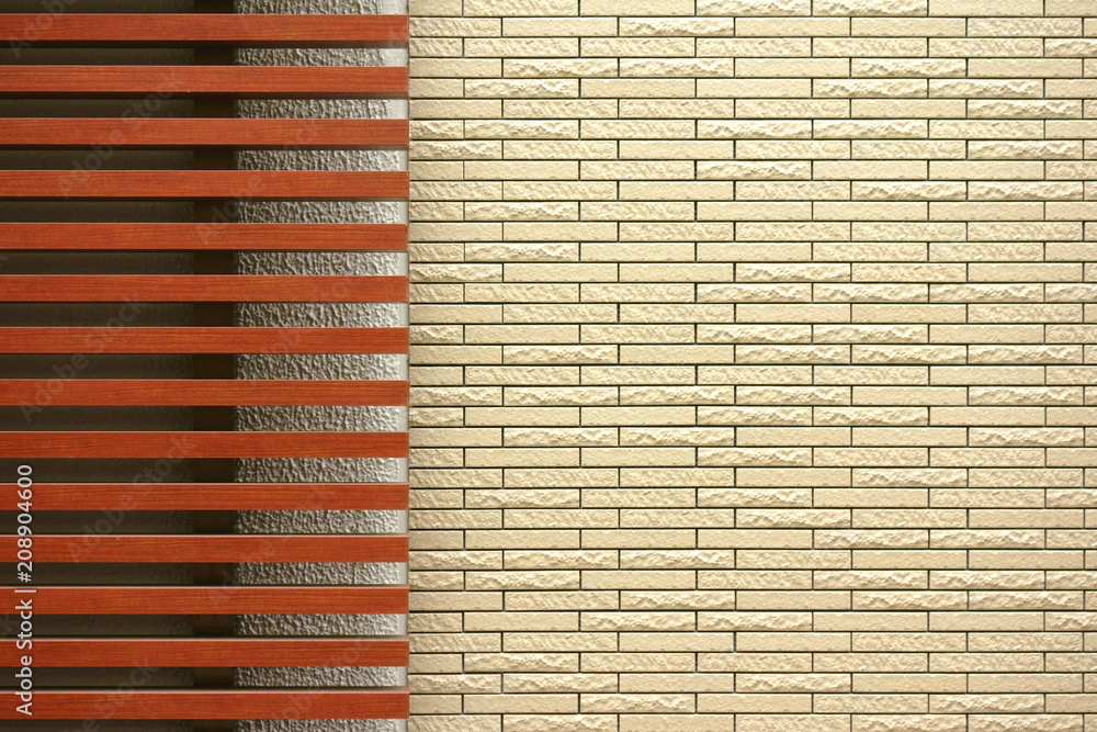 目隠しフェンスとサイディング外壁 Stock Photo Adobe Stock