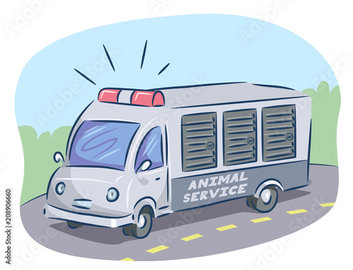 Animal Service Illustration