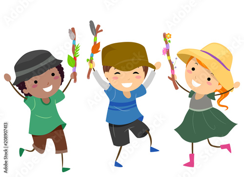 Stickman Kids Journey Stick...