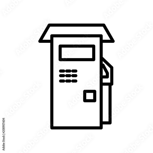 gas oil icon vector