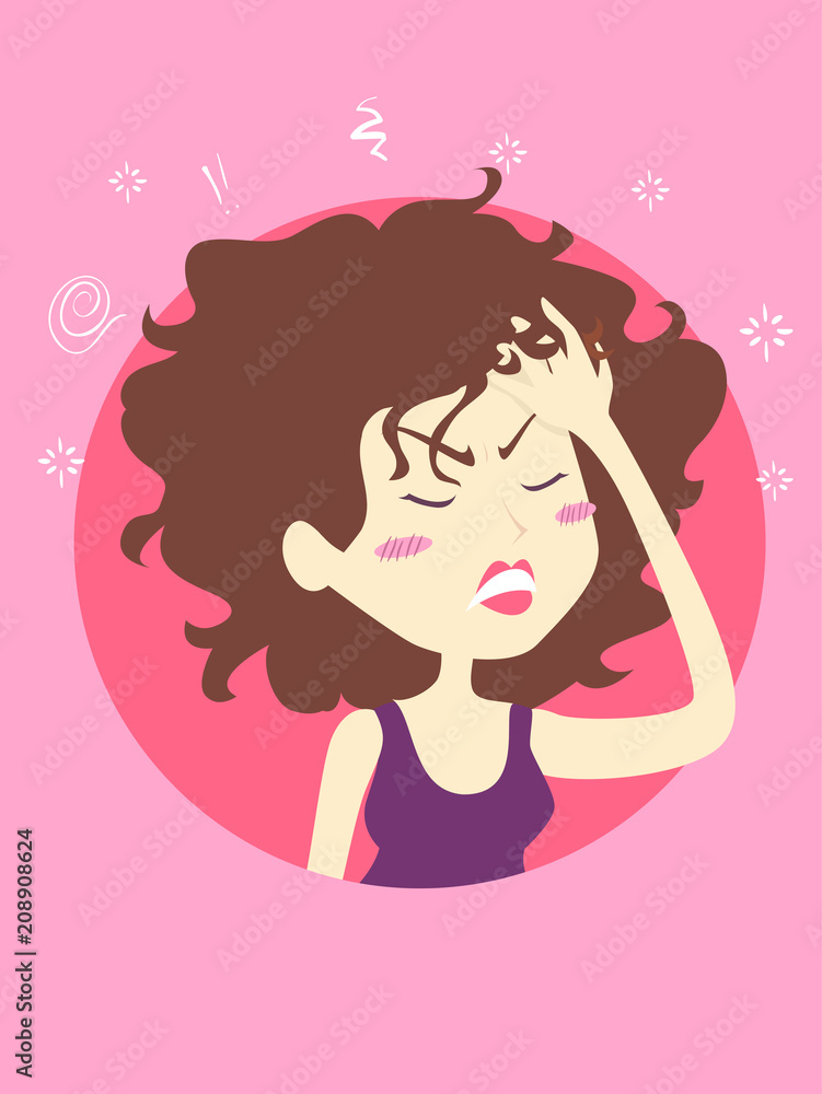 Girl Hangover Illustration