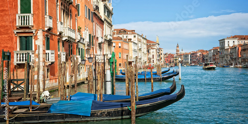 Venice Italy, panorama of the grand canal